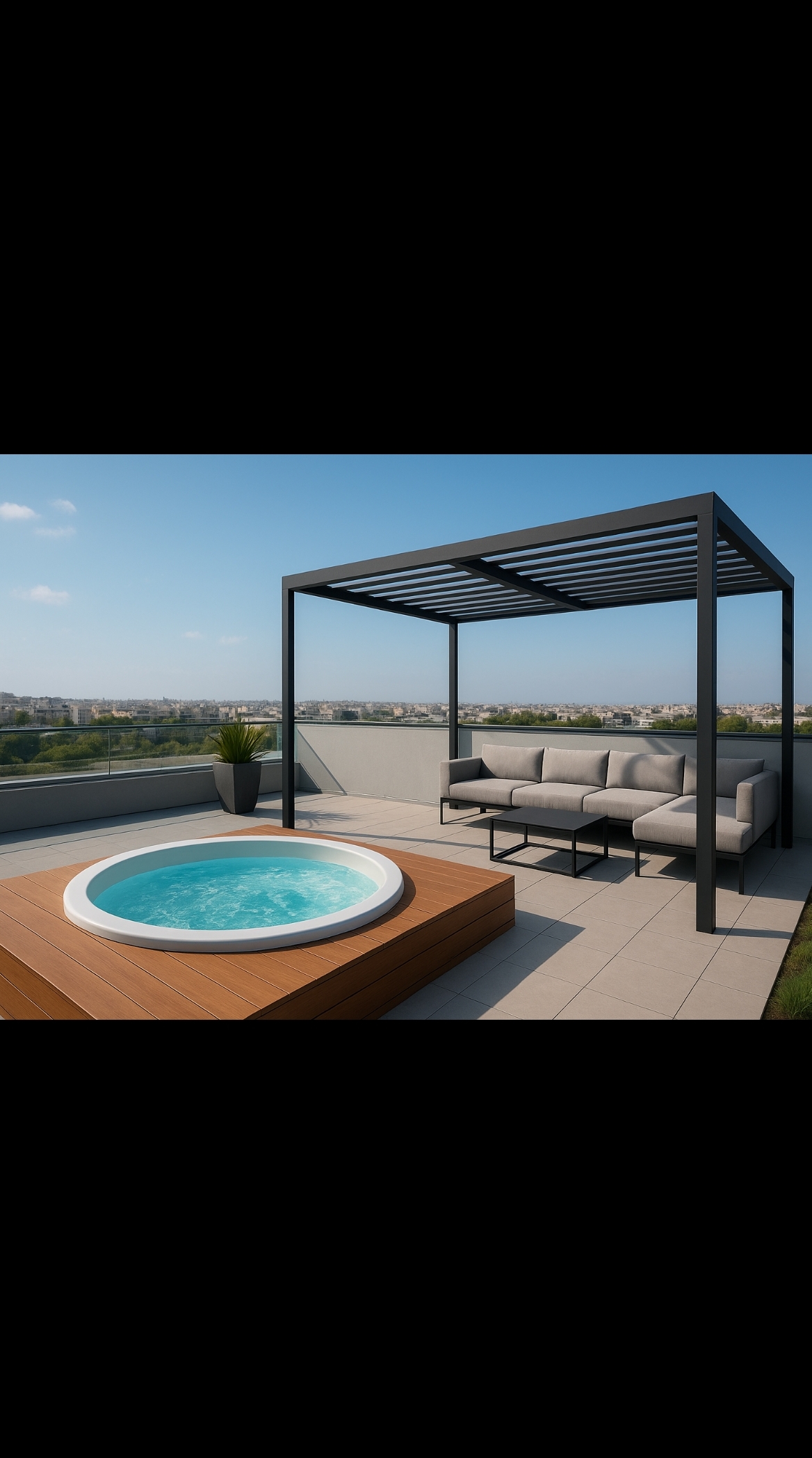 Rooftop Suite - luxury apartment in Zakaki, Limassol