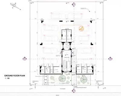 Blurred preview of the Penthouse Suite floor plan at A. DomeNik Residence, Zakaki, Limassol. Full plans available on request